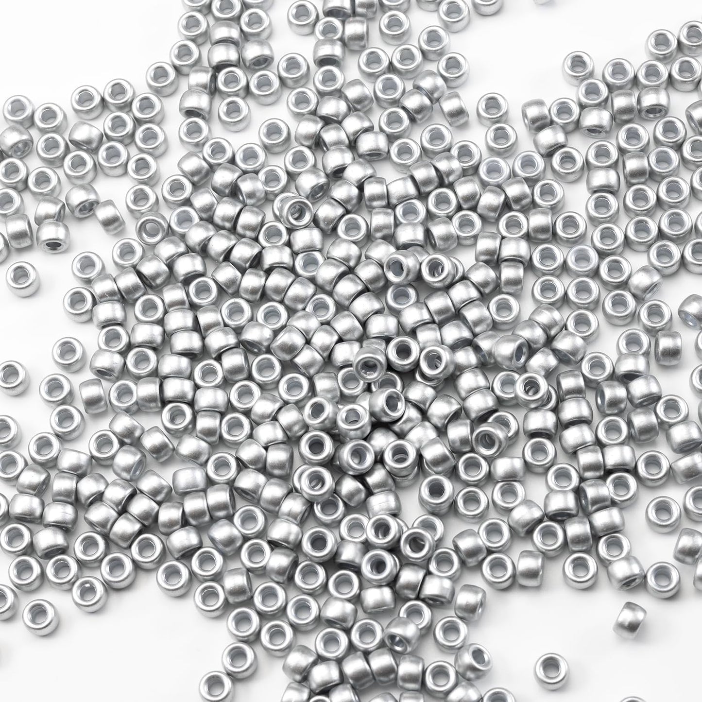 Gxueshan 1000 Pcs Acrylic Black Pony Beads 6x9mm Large Hole Pen Hair Kandi Beads Bulk for Friendship Bracelet Necklace Jewelry Making Earring Braiding Kit