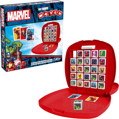 Top Trumps Match Game Marvel Heroes - Family Board Games for Kids and Adults - Learnin Matching and Memory Game - for Two Player for 4 Years-Old and up