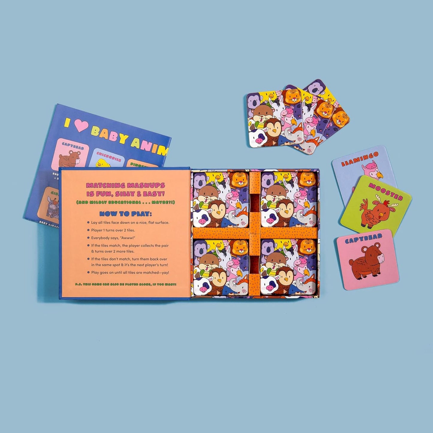 Wild & Crazy Animal Mashups! Memory & Matching Game (Knock Knock Kids Matching Games)