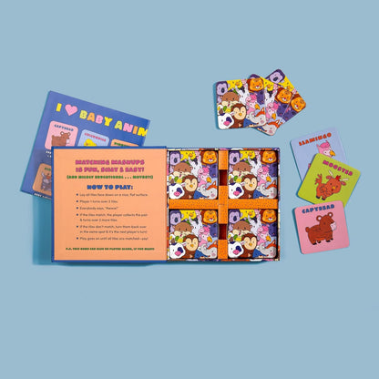Wild & Crazy Animal Mashups! Memory & Matching Game (Knock Knock Kids Matching Games)