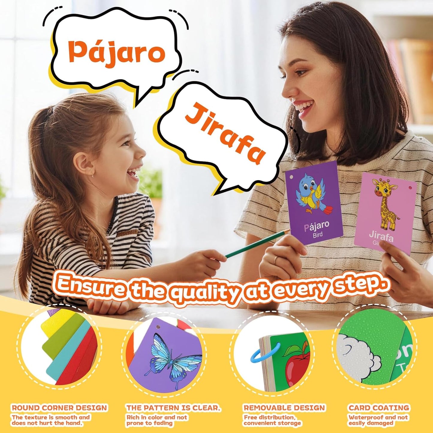 Toddler Learning Flash Cards, 60 PCS Double Sides Flashcards for Alphabets, Numbers, Colors, Shapes, Sight Words, Baby Cognitive Flashcards for Kids, Preschool Kindergarten Learning Activities