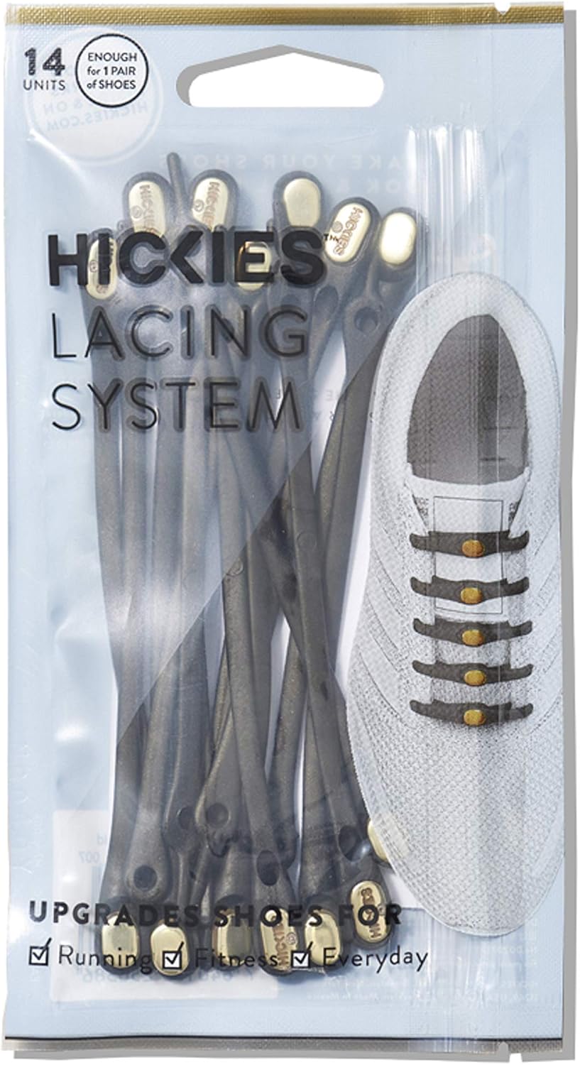 HICKIES No Tie Shoelaces – Elastic, Waterproof, Unisex Shoelaces for Adults, One Size Fits All for Sneakers & Running Shoes