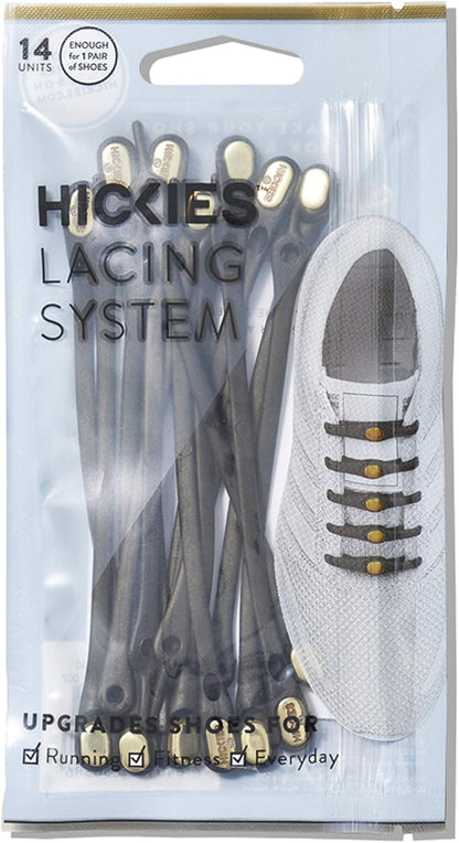HICKIES No Tie Shoelaces – Elastic, Waterproof, Unisex Shoelaces for Adults, One Size Fits All for Sneakers & Running Shoes