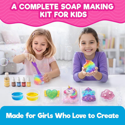 Doctor Jupiter Glam Science, DIY Makeup Craft Kit for Girls Ages 6+ | 50+ Beauty Recipes - Make Your Own Makeup, Perfume, Lip Gloss, Bath Bomb| Birthday Gift Ideas for 6-7-8-9-10-11-12 Year Olds