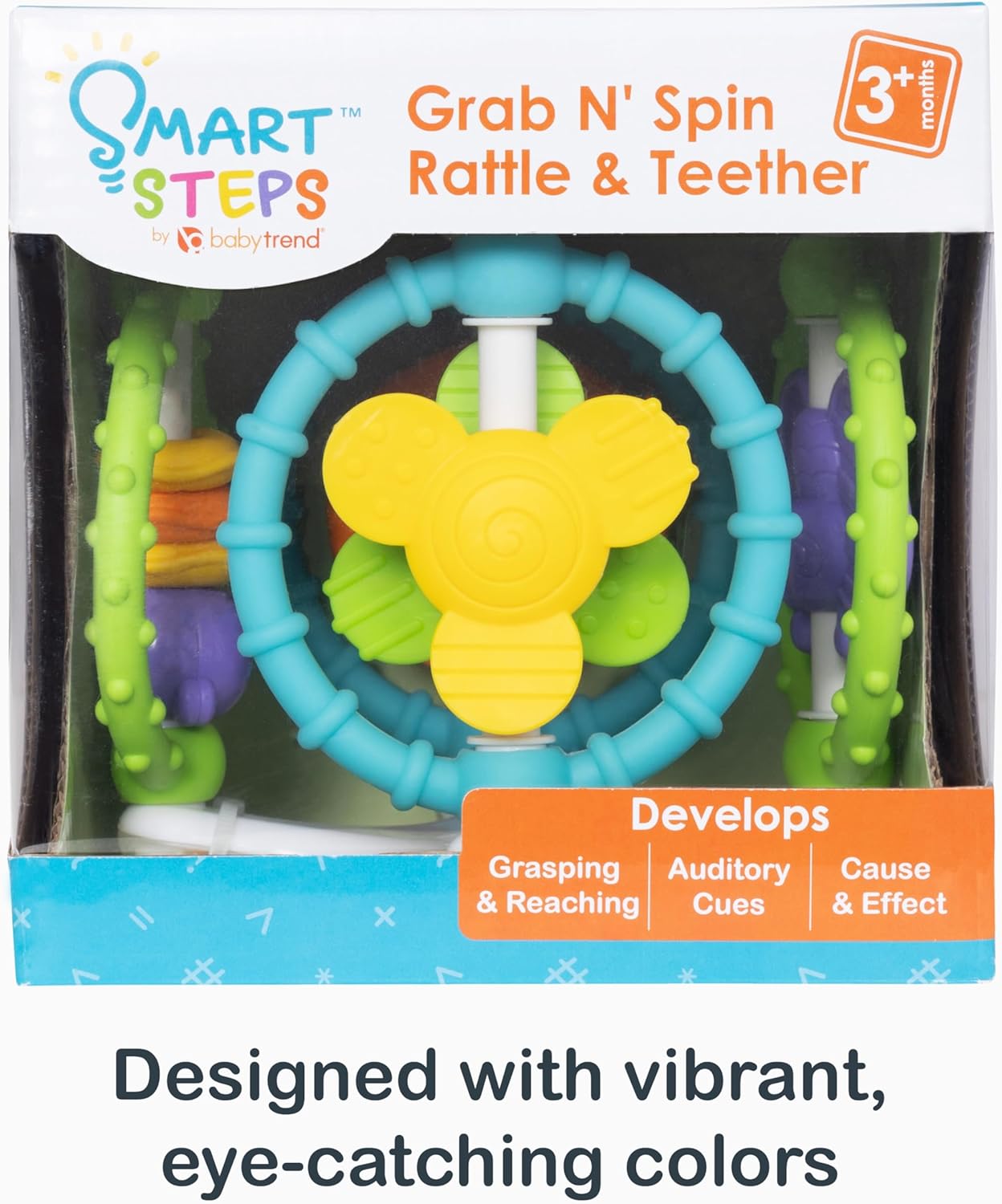 Smart Steps Grab N' Spin Rattle and Teether