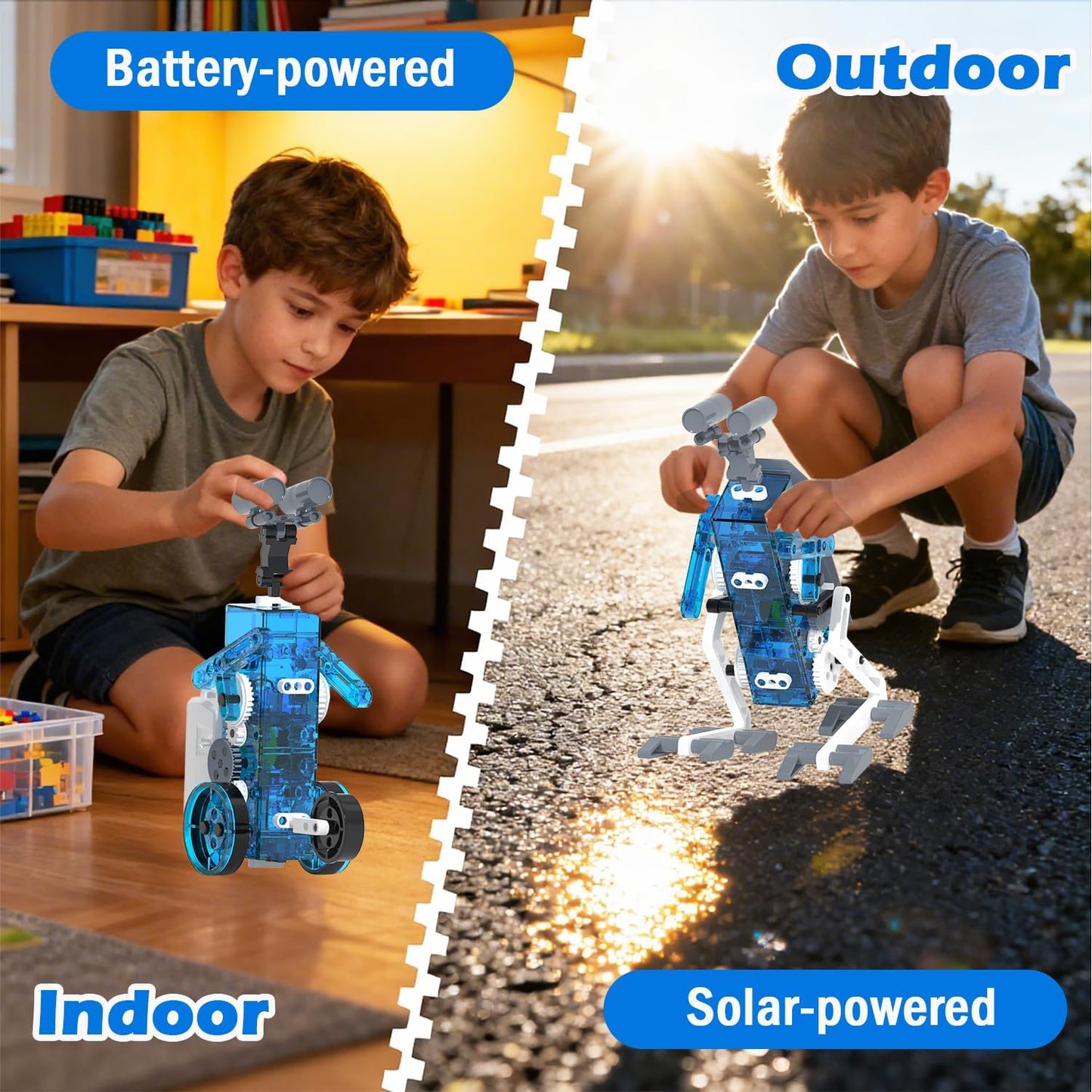 STEM 25-in-1 Education DIY Solar Power Toys for Boys Age 8-12, Science Kits Robots Toys for Ages 8-13, Building Toys Robotics Experiment Set Birthday Gifts for Kids 8 9 10 11 12 13 14+ Years Old