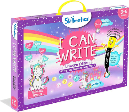 Skillmatics I Can Write PAW Patrol - Reusable Preschool Learning Activities, Educational Toy and Game, Back to School Supplies, Gifts for Students, Kids, Toddlers Ages 3, 4, 5, 6