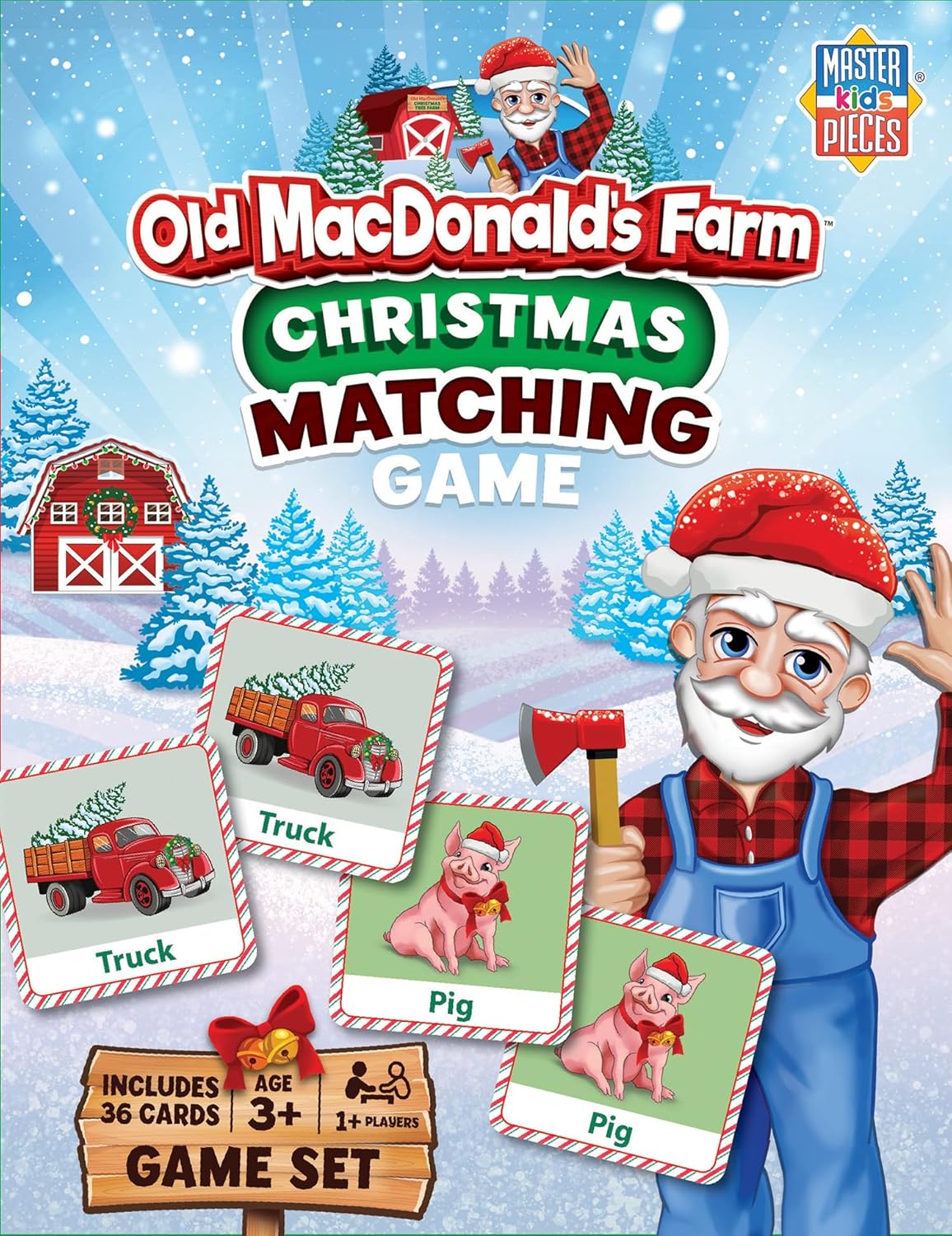 MasterPieces Officially Licensed CAT Picture Matching Card Game for Kids and Families