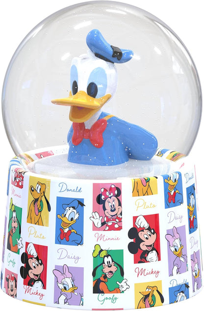 Silver Buffalo Disney Mickey and Friends Mini Light Up Snow Globe│Minnie Mouse│3.8 Inches Tall, 45mm (Small)