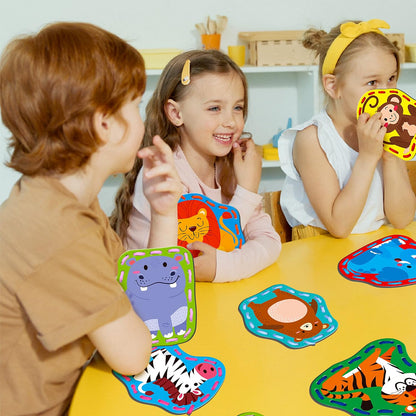 SpriteGru 9 Pieces Kids Lacing Cards, Double Sided Sewing Cards in 9 Vehicle Cards with 9 Colorful Laces, Imagination Development Lacing Toys Games for Children Educational and Learning Activity