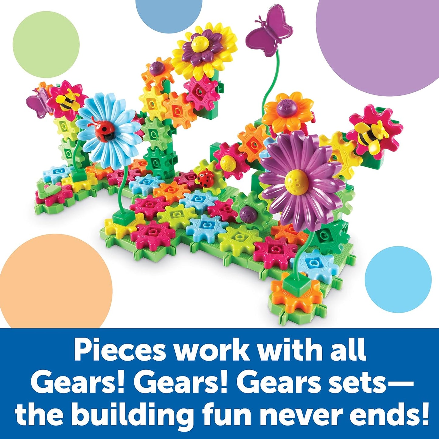 Learning Resources Gears! Gears! Gears! Space Explorers Building Set - 77 Pieces, Ages 4+, STEM Activities, Fine Motor Skills, Toddler Explorer Kit, Science and Construction, Boys and Girls Gifts