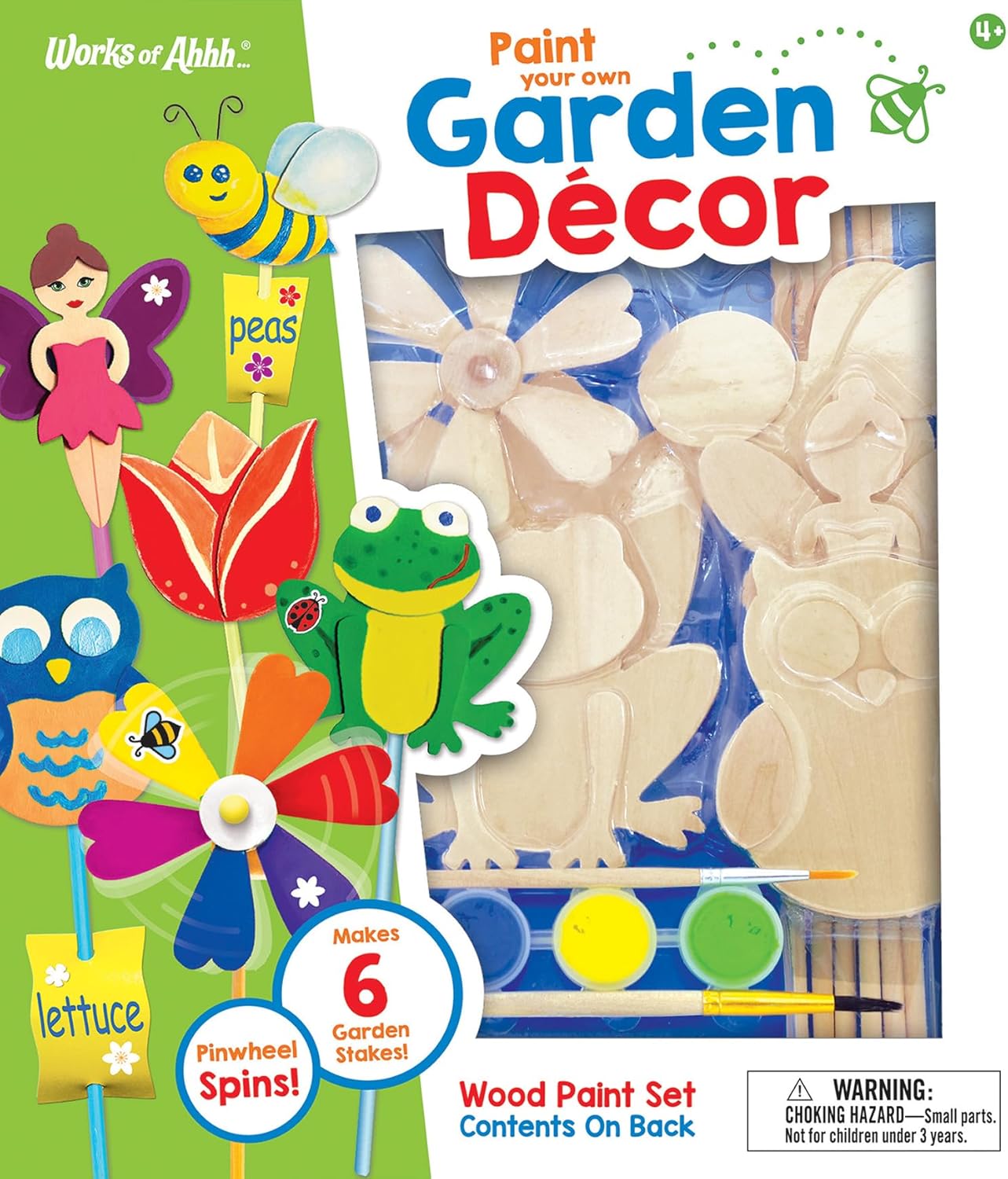 Works of Ahhh... Craft Set - Solar System Mobile Classic Wood Paint Kit