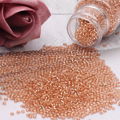 10100 Pcs Size 11/0 Glass Seed Beads, 2 mm Dark Green Small Mini Spacer Loose Pony Beads for Jewelry Making and DIY Crafts - Colors B