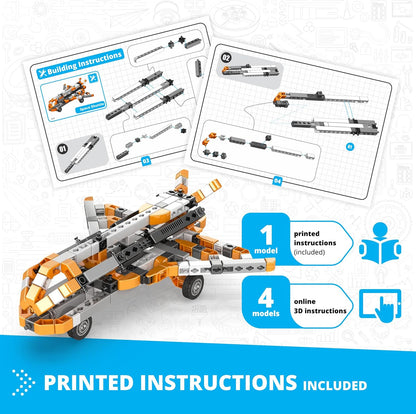 ENGINO- Inventor STEM Toys, Robotorized GinoBot, Construction Toys for Kids 9+, STEM Building Toys, STEM Projects, Gifts for Boys & Girls