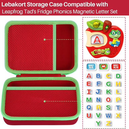 Lebakort Storage Case Compatible with LeapFrog Tad's Fridge Phonics Magnetic Letter Set