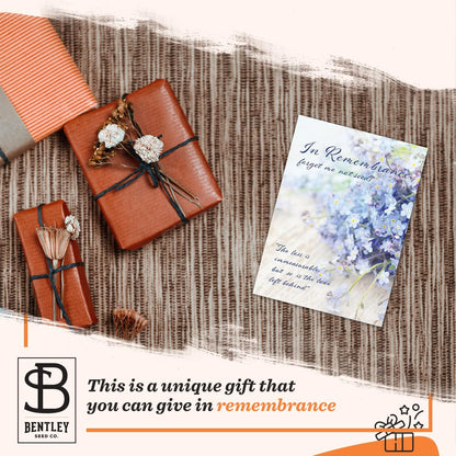 Grateful Memories Dove with Bird and Butterfly Mix Seed Favor Packets - Gardening Gifts - Wild Flower Seeds for Planting - Garden or Indoor Plant Flowers - Growing Plants in Memory