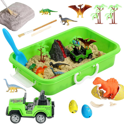 AGENTLAN Ocean Sensory Bin, Ocean Sensory Water Toys with Sea Animal for Toddlers Boys and Girls, Kids Toys Gift Sand Box for Age 3 4 5 6 7 8
