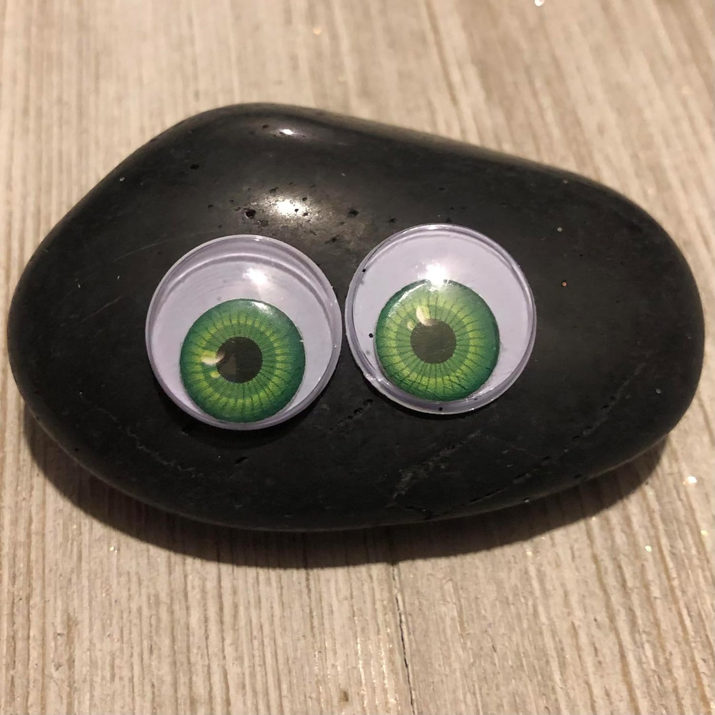 Rock Pet Adoption Kit Funny Novelty Gag Gift (Green Eyes)