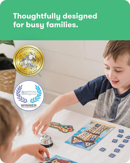 SimplyFun Glow Spotters - A Visual and Adventurous Math Game for Kids, Earn Your Firefly Badge with Addition - 1 to 4 Players, for Kids Ages 5 & Up