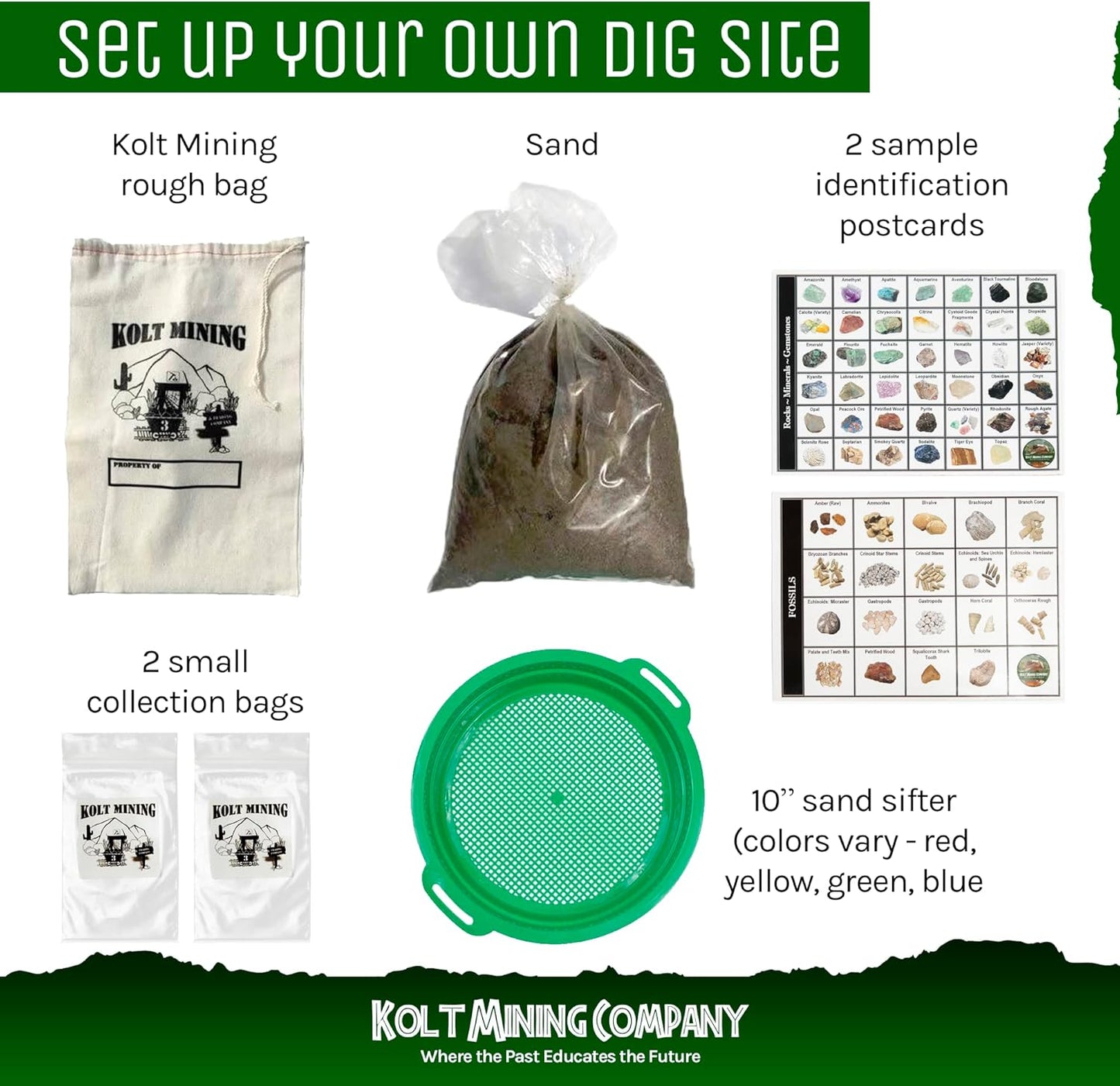 Activity Dig Kit - Adult Geology & Mineralogy Set - Includes Real Fossils, Arrowheads, Shark Teeth, Crystals, Rocks & Gemstones