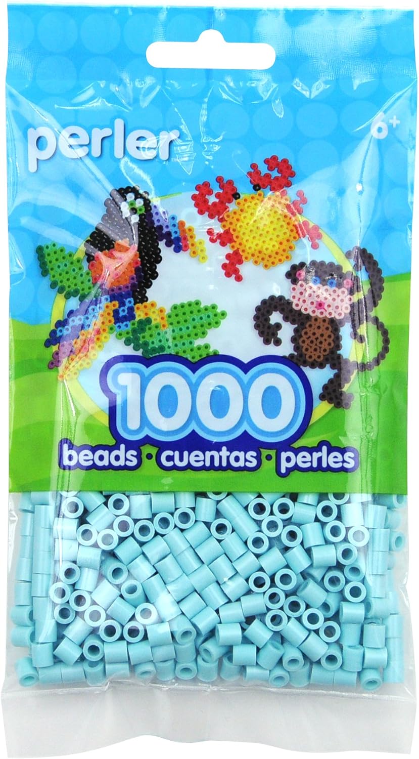 Perler Toothpaste Green Beads for Kids Crafts, 1000 pcs