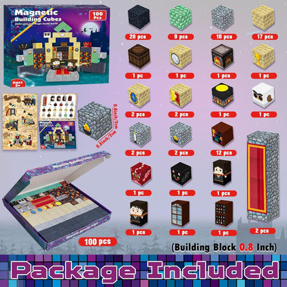 GraceDuck 300 PCS Magnetic Blocks - Magnetic Building Blocks, Stacking Magnets for Kids, Sensory Toy for STEM Montessori Sensory Toys for Kids 3+ Boys and Girls Christmas Birthday Gifts