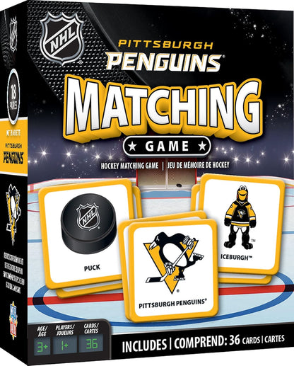 MasterPieces NHL Chicago Blackhawks Matching Game, For Ages 3+ - Fun Family Entertainment for Kids and Adults - Educational, Engaging, and Perfect for Game Night, Interactive Classroom Activities