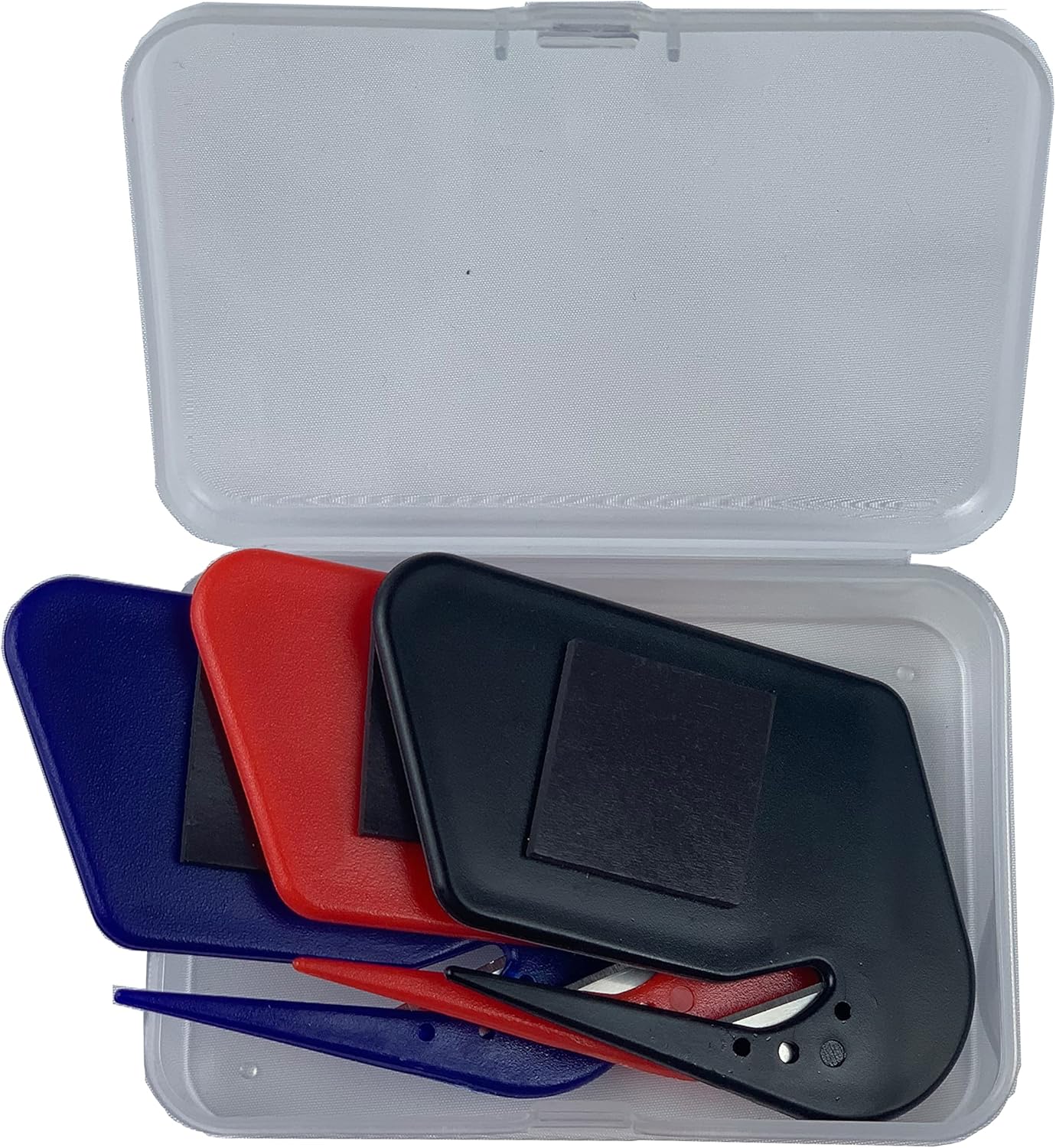 Magnetic Letter Openers Envelope,3 Pack,Envelope Opener Slitter,Mail Openers Blade with Magnet,Letter Opener for Women,Men,Office,Envelope Cutter (Black,White,Lake blue)