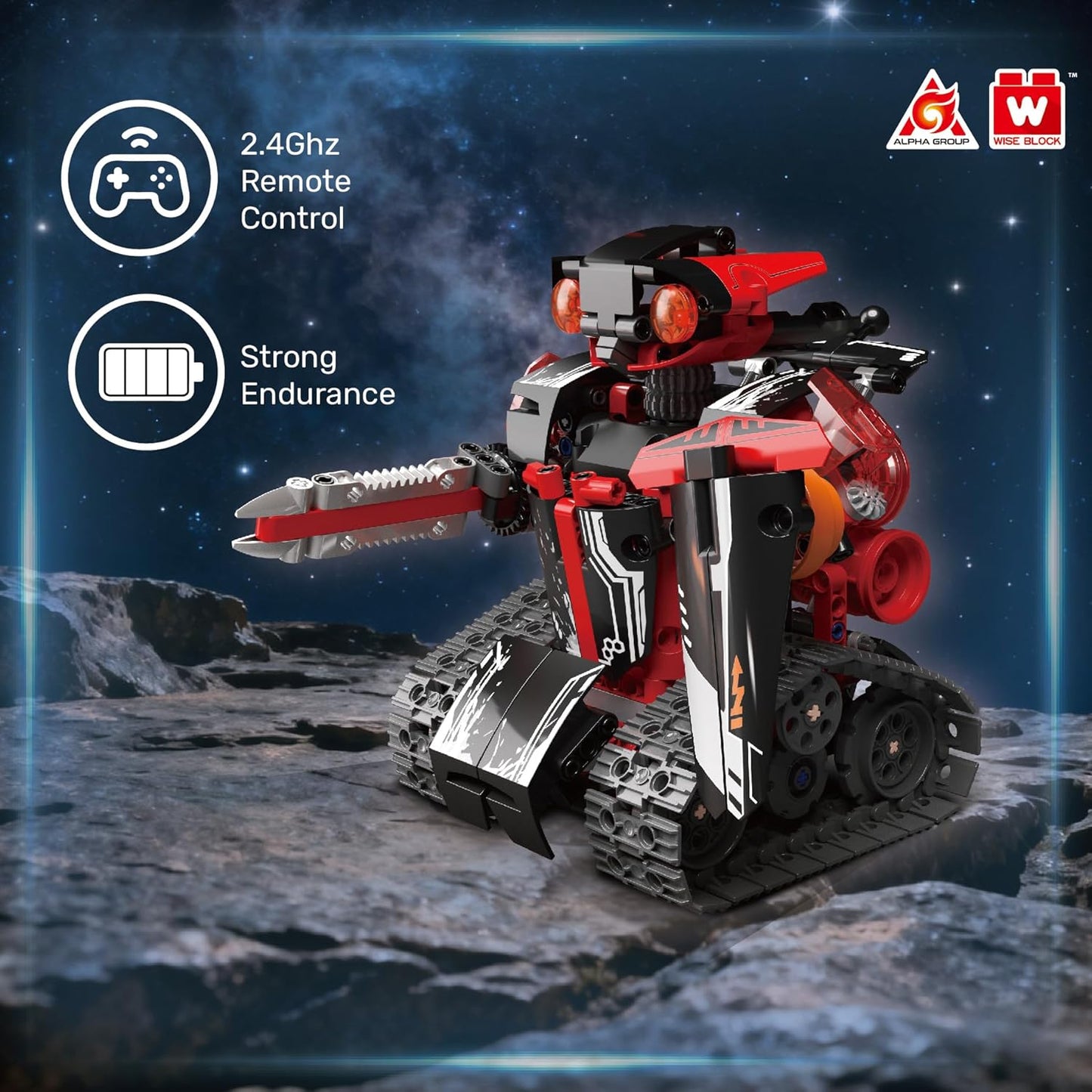Robot Building Kit, STEM Robotics for Kids Ages 8-12, 533 Pcs Robot Kits Erector Set Rc Toy for Kids Age 8+, DIY Build Science Educational Gifts for Age 8 9 10 11 12+ Boys & Girls