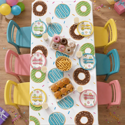 Blue Orchards Science Table Covers (Pack of 3) - 54"x108" XL - Science Birthday Party Decorations, Chemistry Party, Laboratory Theme Table Cloth