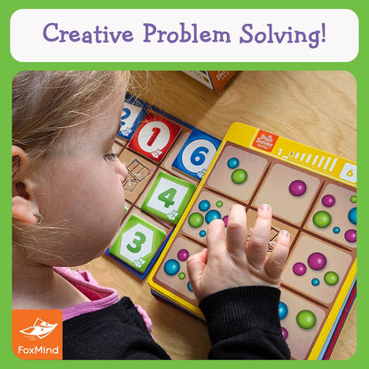 FoxMind Games: Smart Cookies Logic Puzzle Game, Deduction Game for Kids Ages 6+ and Brain Teaser Lovers, STEM Learning Toy from Brain Builder Series, Develops Problem-Solving Skills, 1+ Players