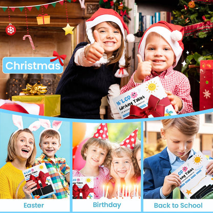 cimetech Toddler Girl Gifts, LCD Writing Tablet 2 Pack, Kids Toys for 3 4 5 6 Year Old Boys, 8.5 Inch Drawing Pad Painting Coloring Books, Travel Essentials Activities, Birthday Gifts Toddler Age 1-3