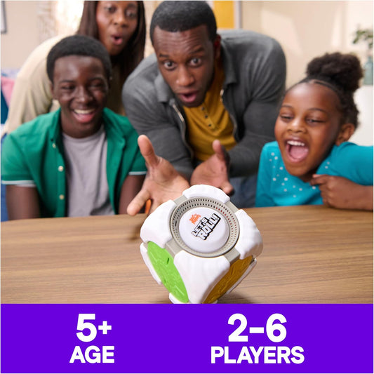 Spin Master Games, Beat The Parents: Let’s Roll, 6-in-1 Electronic Game Cube, Fun Activity for Kids, Family Game Night, Interactive Toy, 2-6 Players, for Ages 5 & Up