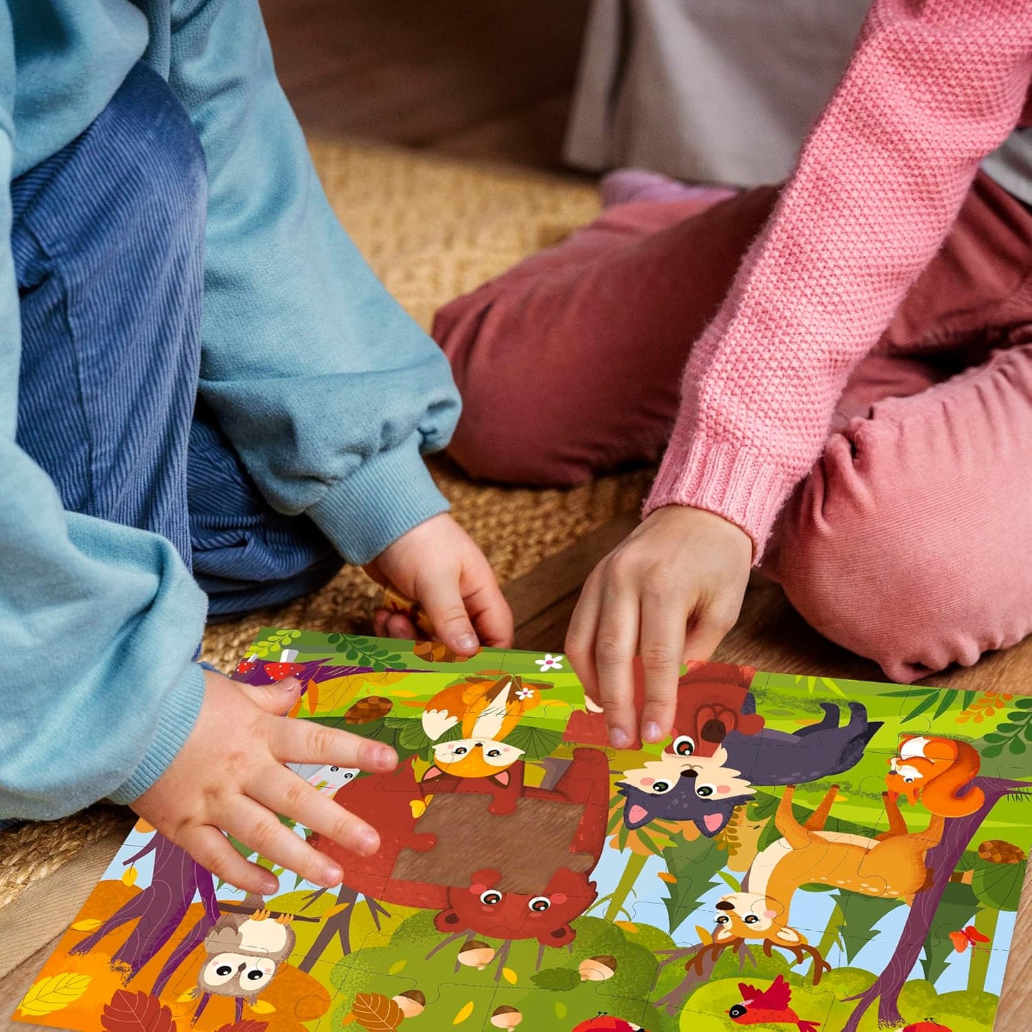 QUOKKA Puzzles for Kids Ages 3-5 - 30 Pieces Puzzles for Toddlers 2-4 - Sea World Learning Jigsaw Puzzles for Kids 4-6 Years Old - Educational Toys for Boy and Girl