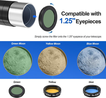 (30X-750X) Telescope for Adults high Powered,80mm Aperture 600mm Focal Length Astronomy Telescope for Kids and Beginners,Astronomical Refractor telescopes for Kids Over 8 Year Old 8-12