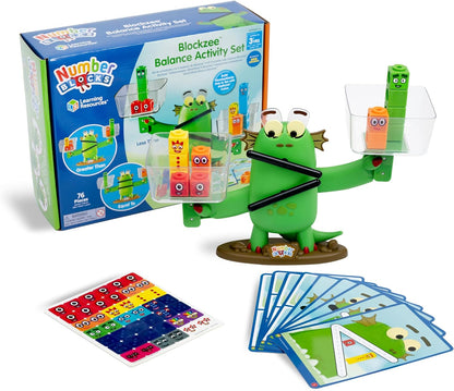 Learning Resources Numberblocks Blockzee Balance Activity Set, 3+, Math and Number Toys for Kids, Balance Game, Interactive Toy with Moving Mouth and Eyes, HM96089-UK