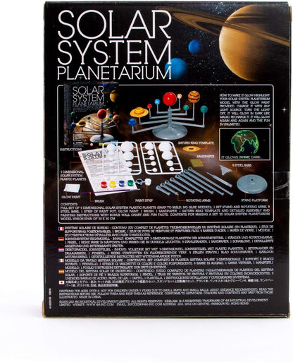 4M Solar System Planetarium - DIY Glow In The Dark Astronomy Planet Model Stem Toys Gift for Kids & Teens, Girls & Boys, Model:3427