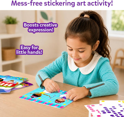 Skillmatics Dot It Sticker Art - Disney Princess, Mess-Free Fun for Kids, 500+ Stickers, Craft Kits, DIY Scrapbooking Activity, Gifts for Girls & Boys Ages 3, 4, 5, 6, 7