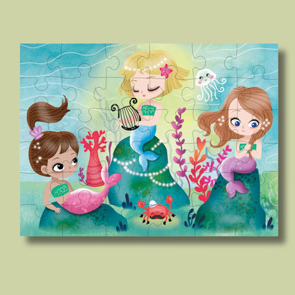 Mudpuppy Unicorn Magic – 36 Piece Puzzle to Go Featuring Sparkly Magical Unicorns Perfect Travel Activity for Children Ages 3 and Up