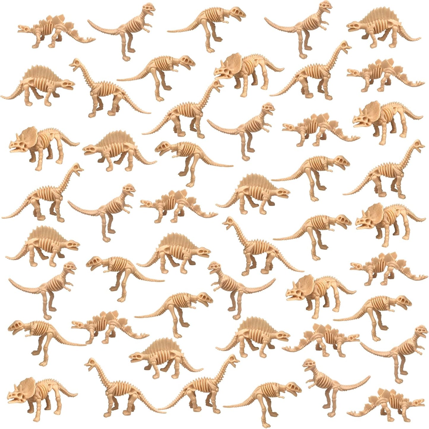 48PCS Dinosaur Fossil Skeleton Dinosaur Skeleton Toys Dino Sand Dig Party Favor Decorations