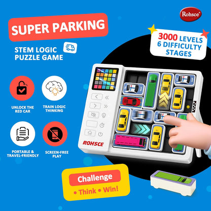 1500 Levels Intelligent Car Maze Game Huarong Road Escape Puzzle Desktop Brick Game Machine Logic Parking Blocks Kids Toy Gift