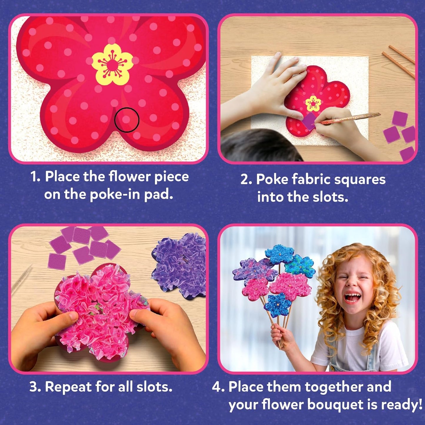 Skillmatics Poke-in Art - Magical Unicorn Dream Decor, Mess-Free Fun for Kids, DIY Wood Craft Kits, Screen-Free Activity, Gifts for Ages 4, 5, 6, 7, 8, 9