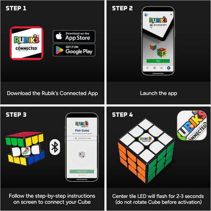 Rubik’s Cube, Special Retro 50th Anniversary Edition, Original 3x3 Cube Collectible & Desk Décor, Problem-Solving Brain Teaser, Fidget Toy, Sensory Puzzle for Adults, Teens, Kids, for Ages 8 & Up