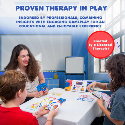 Chitchat Connect Conversation Game | Break the Ice Game for Therapy & Play | Counseling Office Must-Have | Ideal for Therapists & Parents | Build Communication & Social Skills for Teens & Kids