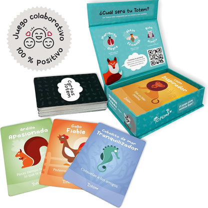 Totem: Self-Esteem & Family Bonding Game Ages 8+ - Therapy Games for Kids, Teens, Adults, Counselors - Team Building Games for Work - Group Therapy Conversation Cards for Mental Health