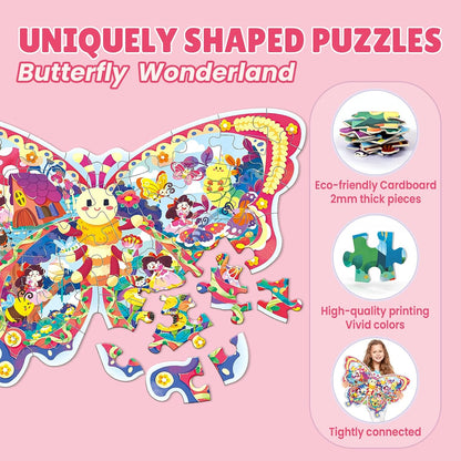 ELX 100 Piece Sea Turtle Jigsaw Puzzle for Kids Ages 4-10, Seaworld Animal Shaped Floor Puzzle Preschool Learning, Educational Learning Toys for Kid Boys Girls Ages 4 5 6 7 8 (21.42 X 16.42 in)