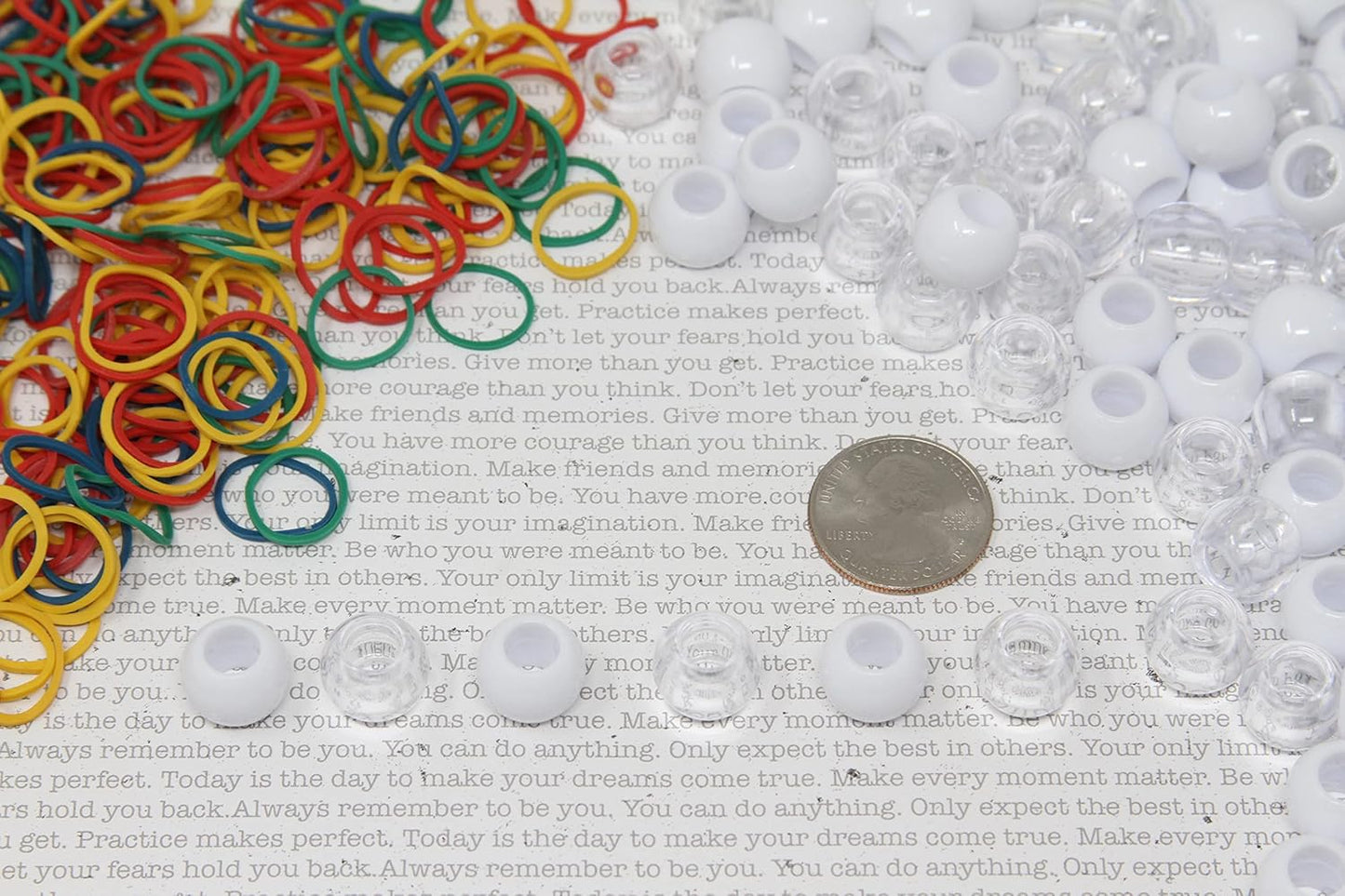 160PC 12x15 mm Premium Wholesale Pony Beads, Bracelet Cool Beads, Beads for Hair Braids, Beads for Kids Crafts, Plastic Beads, Hair Beads for Braids for Girls