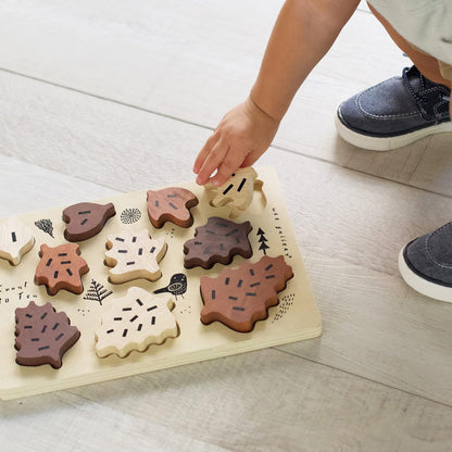 Wee Gallery Wooden Puzzles for Toddlers 1-3 – Count to Ten Ladybugs Toddler Puzzle, Puzzles for 1 Year Old & Up, Wooden Toddler Puzzle for Fine Motor Skills & Early Number Learning