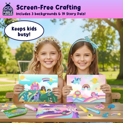 Magical Bead Painting – Birthday Gifts for Girl and Boy Ages 6-8 Years Old, Bead Art & Craft Set, Beads Pen & Painting Activities, Creative Arts & Crafts Ocean Theme Kit with Fun Designs