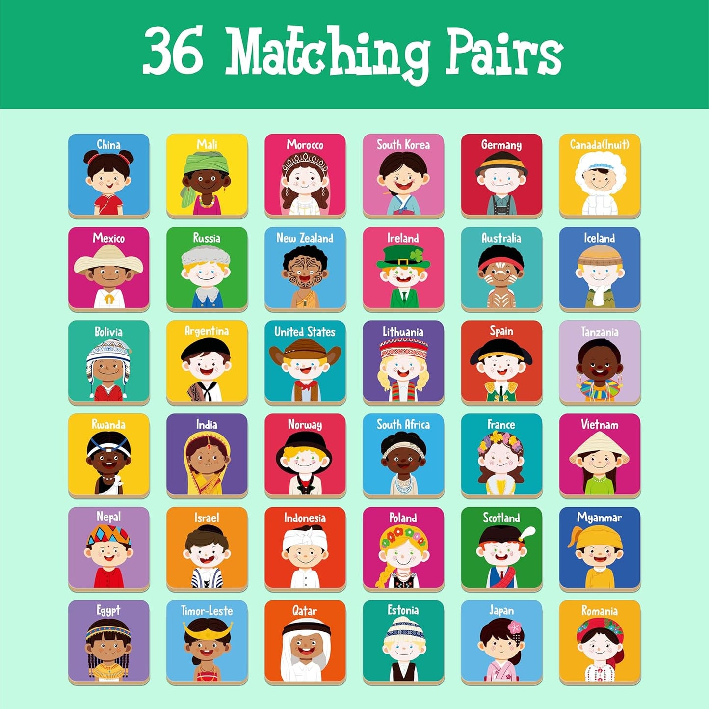 Memory Matching Game, 72 PCS Sight Words Matching Cards for Kids, 36 Pairs Memory Cards, Educational Toy for Children to Learn Sight Words 5+ Years Old